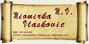 Miomirka Vlašković vizit kartica